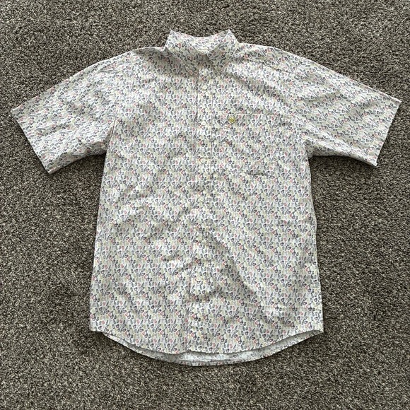 Ariat Other - Ariat Men's M White Danon Classic Fit Short Sleeve Shirt